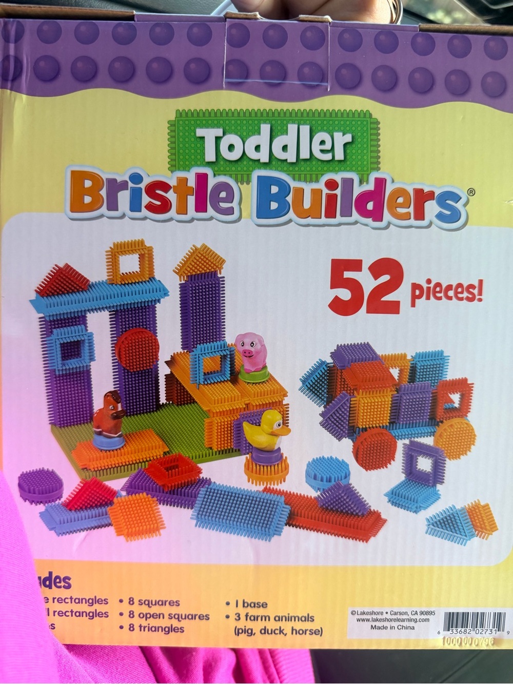 52-Piece Colorful Construction Set